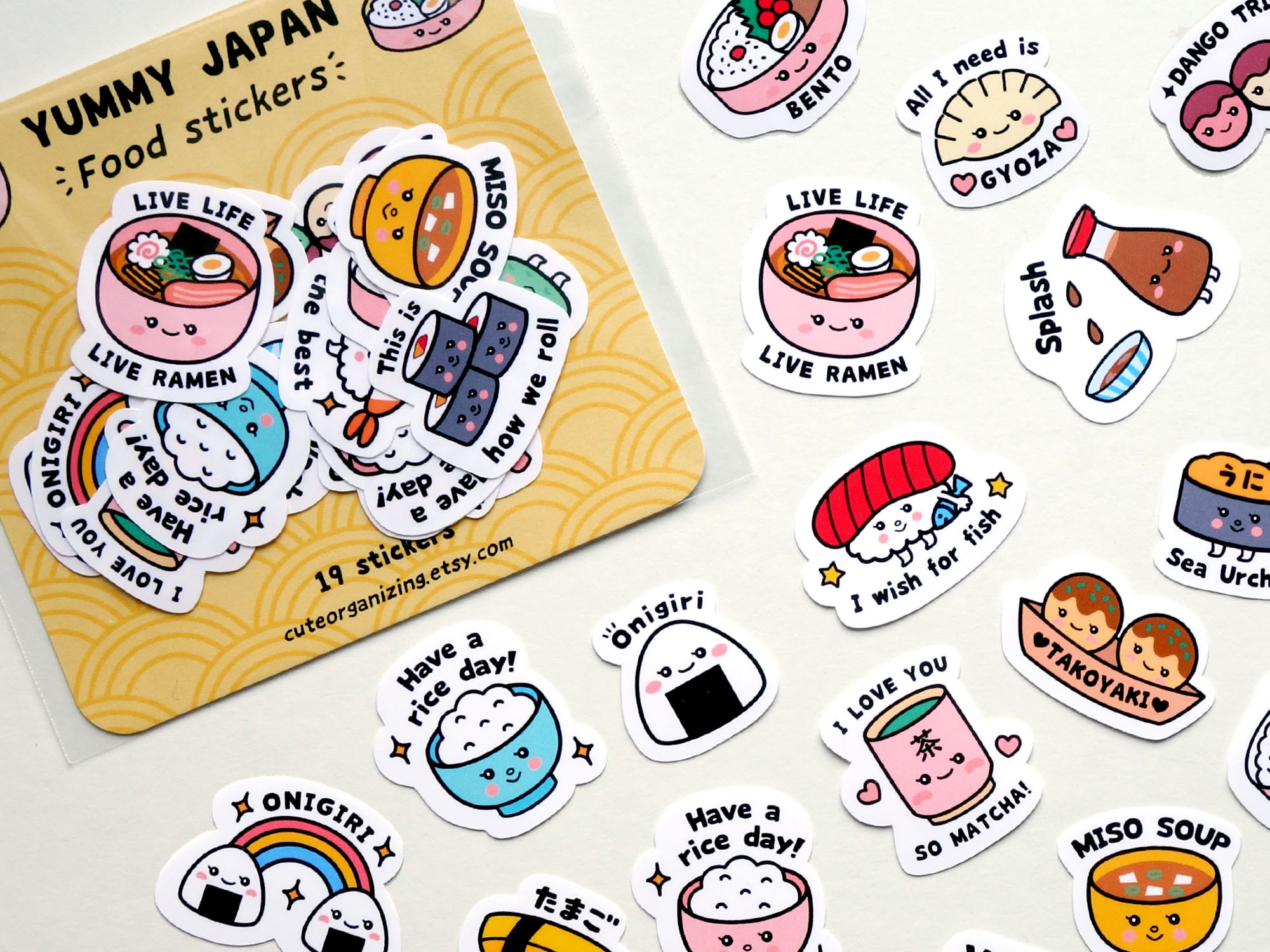 Super Cute Yummy Japan Food Stickers & Note Stickers! – Filofax Love